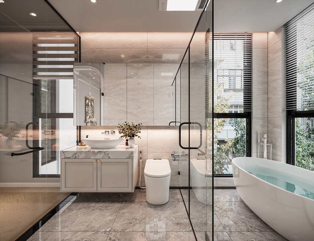 thiết kế nội thất biệt thự Vaquarius Văn Giang 36