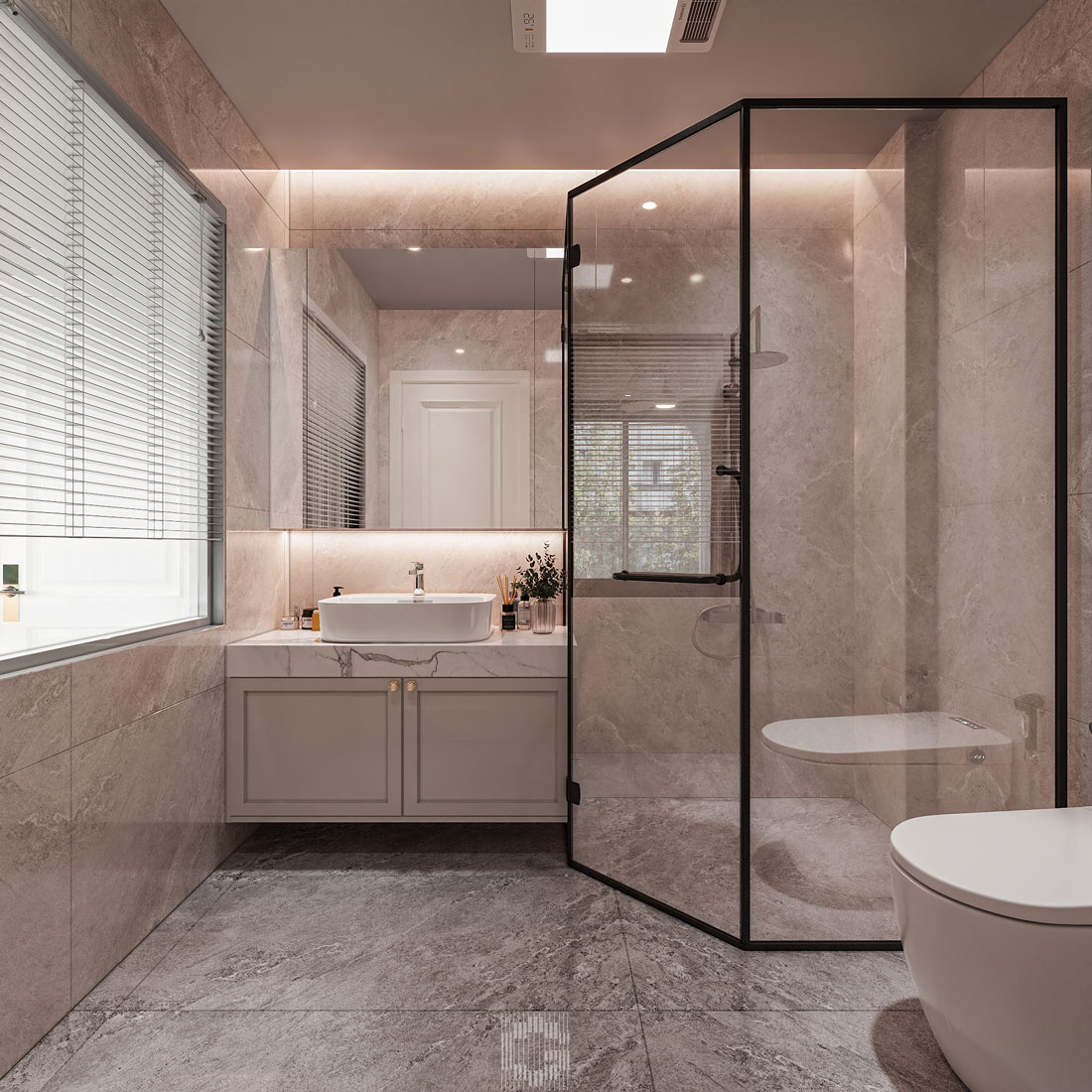 thiết kế nội thất biệt thự Vaquarius Văn Giang 48