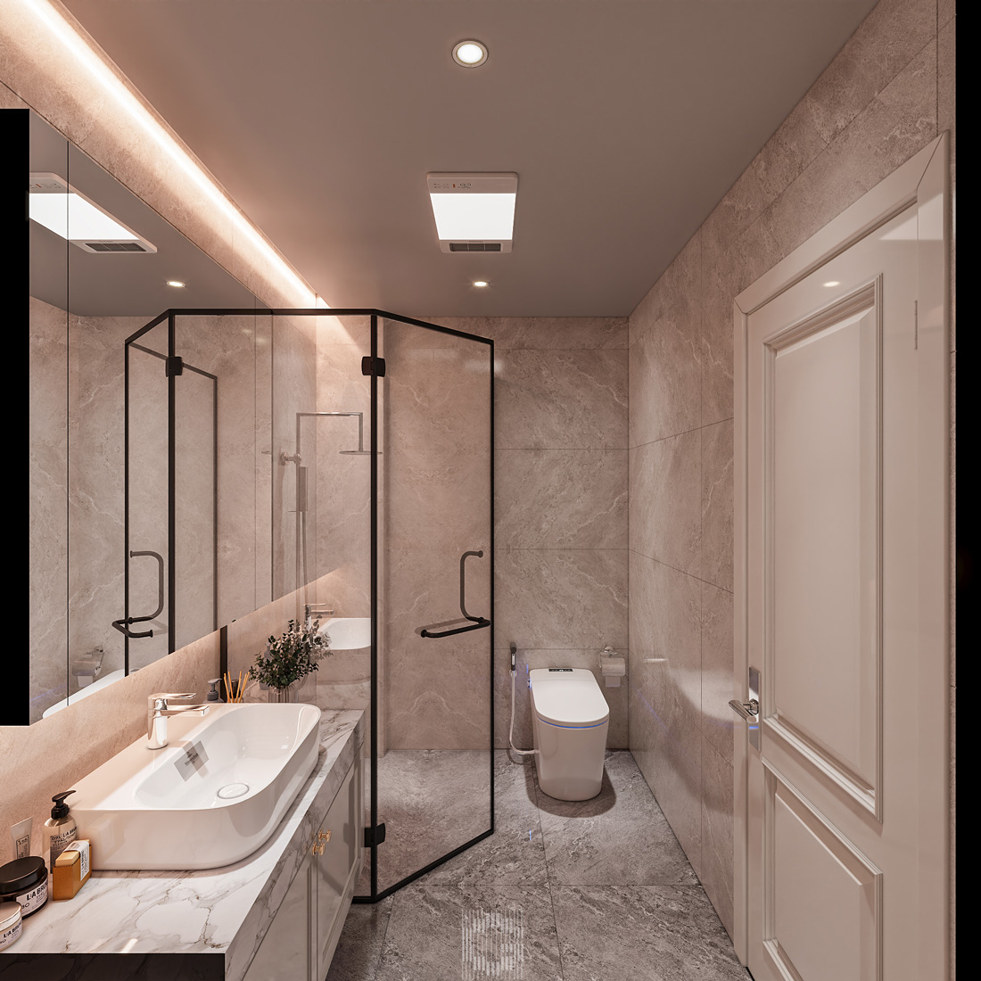thiết kế nội thất biệt thự Vaquarius Văn Giang 49