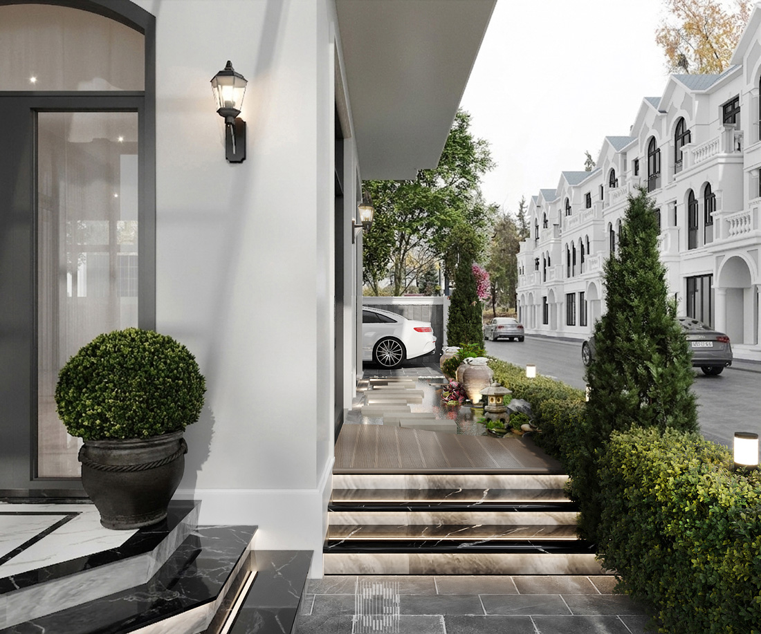 thiết kế nội thất biệt thự Vaquarius Văn Giang 5