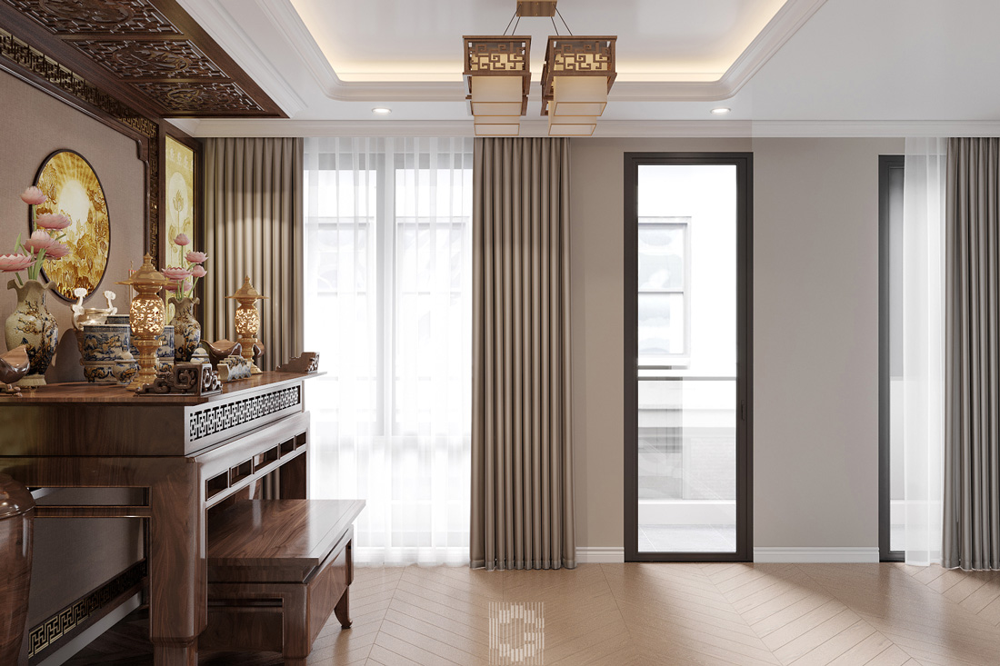 thiết kế nội thất biệt thự Vaquarius Văn Giang 58