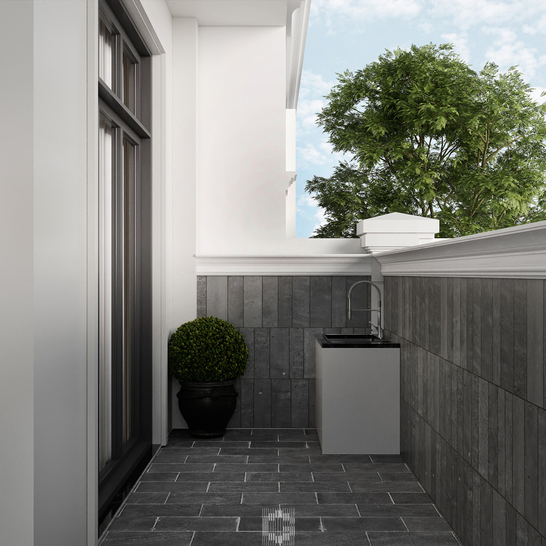 thiết kế nội thất biệt thự Vaquarius Văn Giang 7