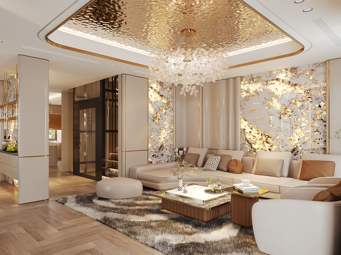 thiết kế nội thất shophouse Vinhomes Ocean Park nhà a Toàn 1