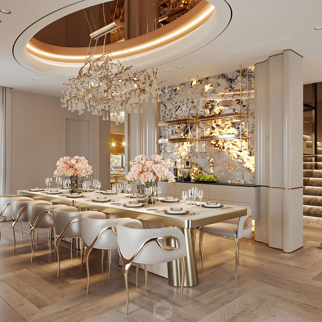 thiết kế nội thất shophouse Vinhomes Ocean Park nhà a Toàn 12