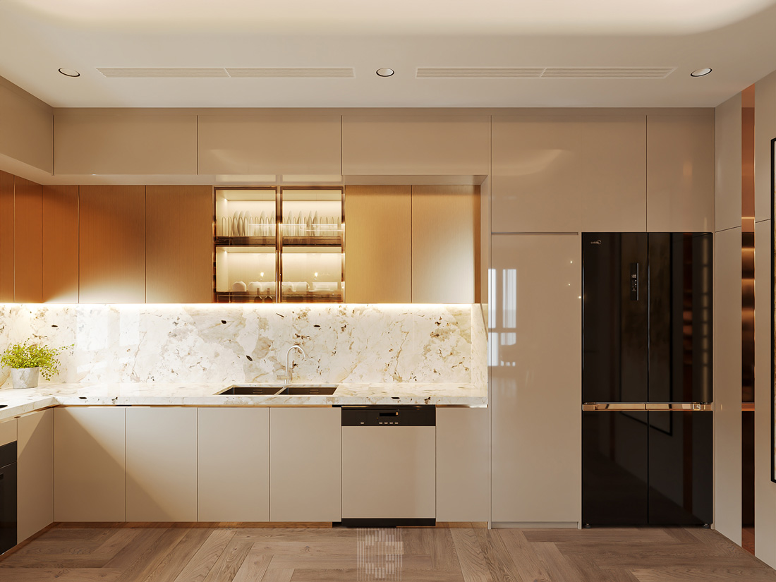 thiết kế nội thất shophouse Vinhomes Ocean Park nhà a Toàn 19