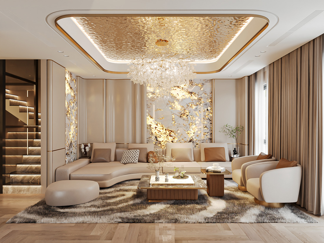 thiết kế nội thất shophouse Vinhomes Ocean Park nhà a Toàn 3