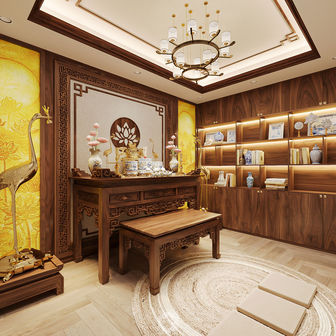 thiết kế nội thất shophouse Vinhomes Ocean Park nhà a Toàn 64