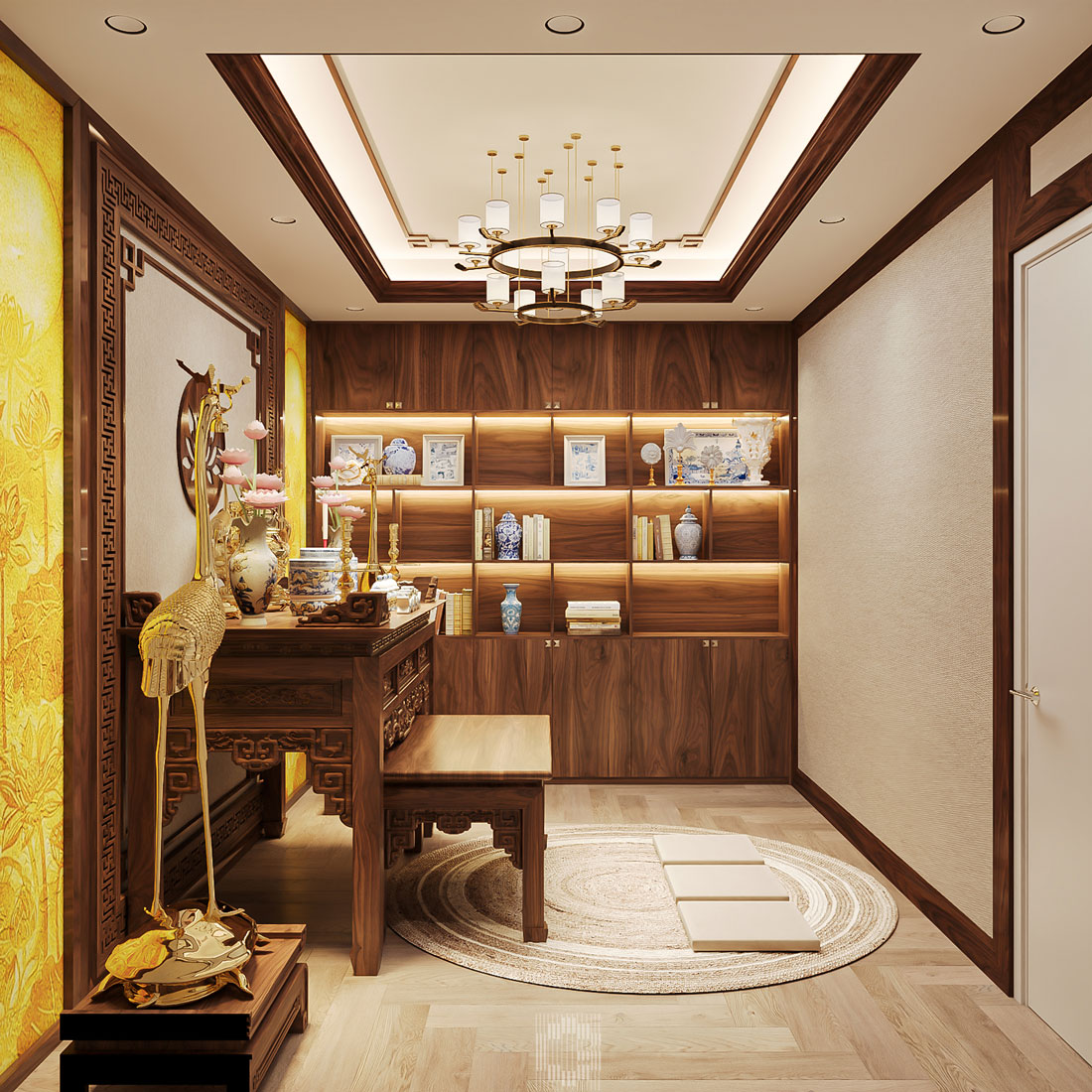 thiết kế nội thất shophouse Vinhomes Ocean Park nhà a Toàn 66
