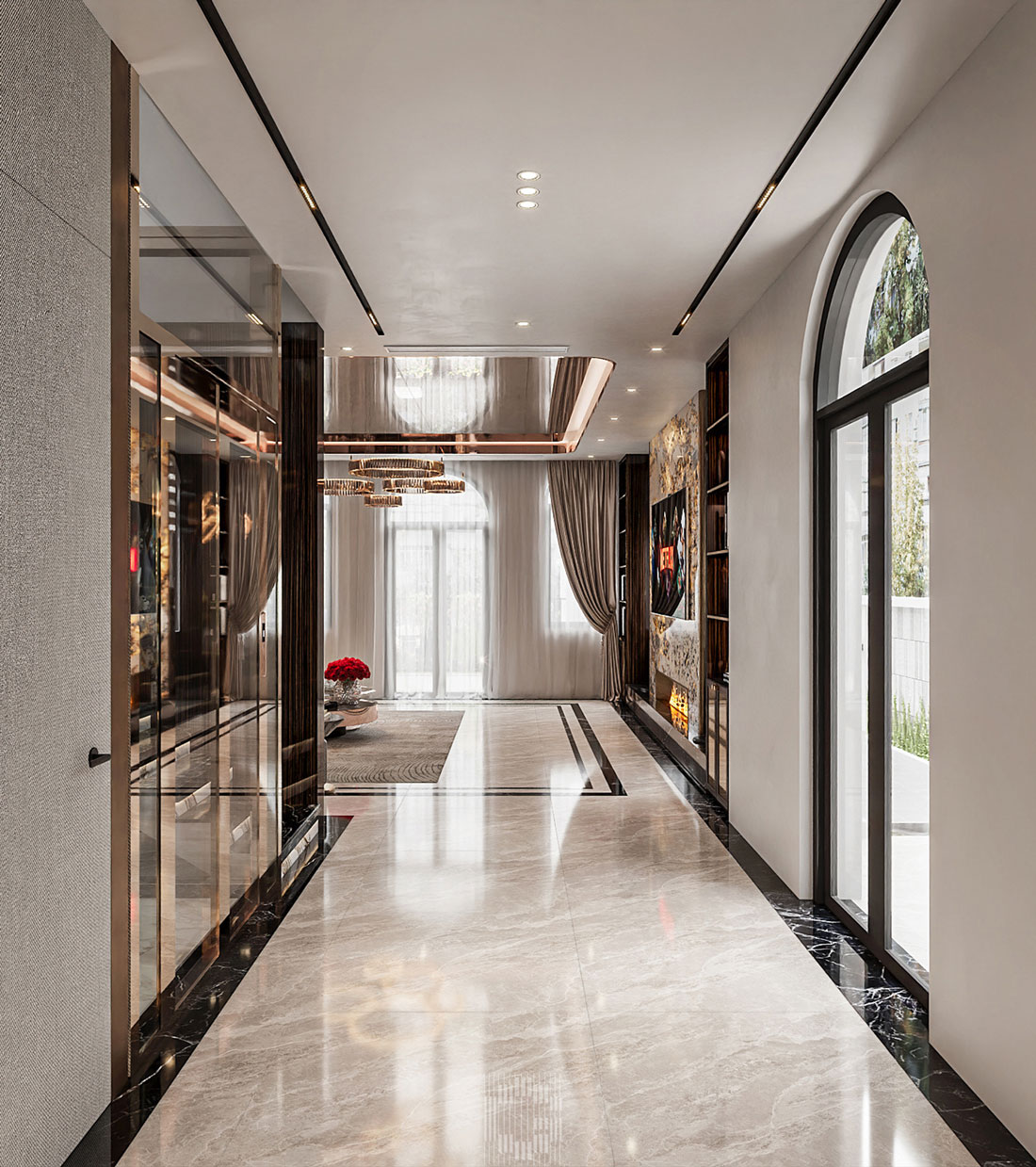 thi công biệt thự song lập Solasta Mansion Dương Nội 10