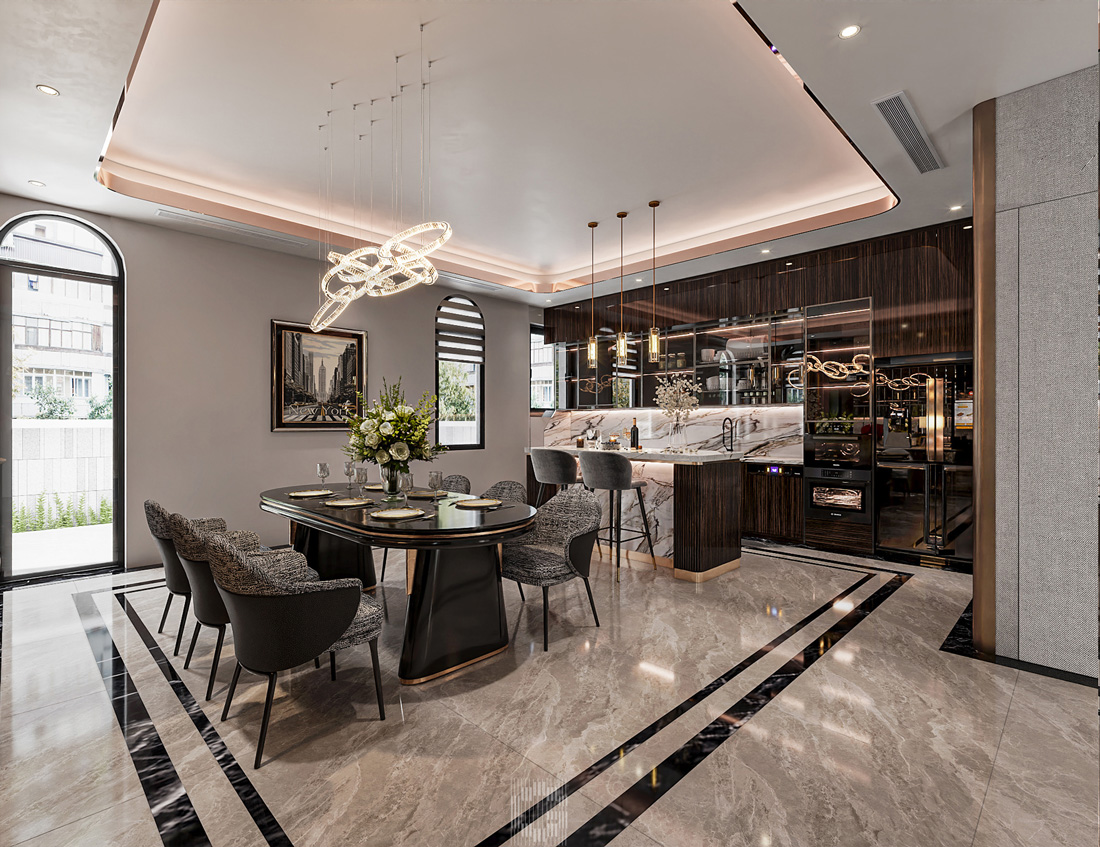 thi công biệt thự song lập Solasta Mansion Dương Nội 13