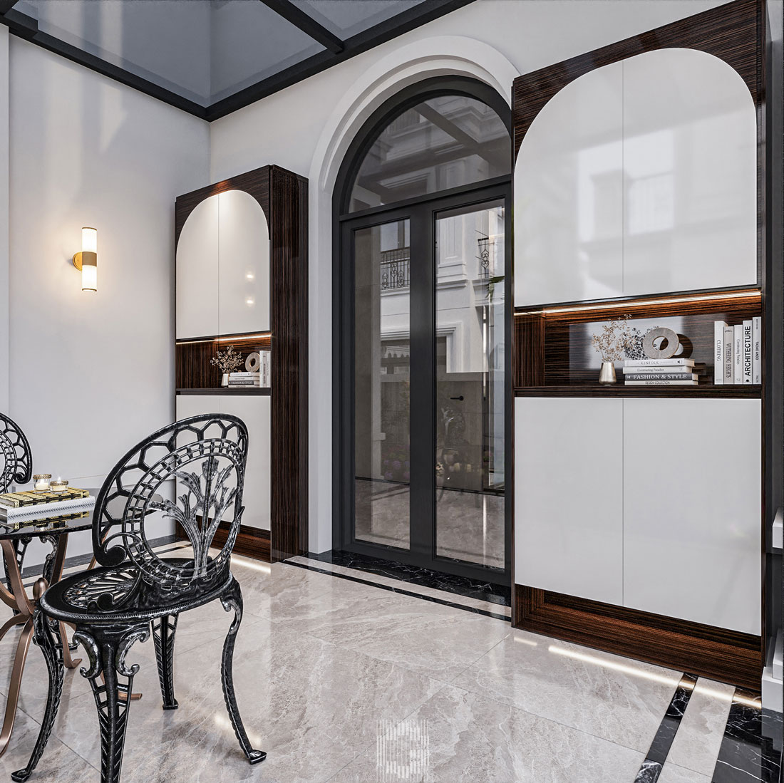 thi công biệt thự song lập Solasta Mansion Dương Nội 3