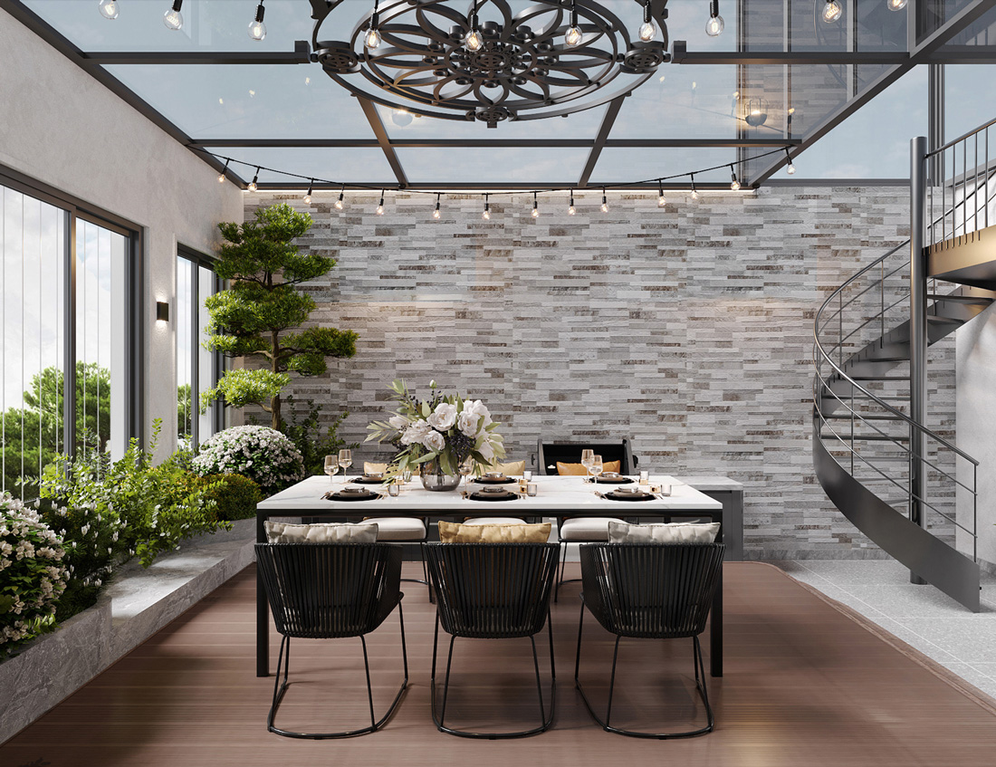 thi công biệt thự song lập Solasta Mansion Dương Nội 42