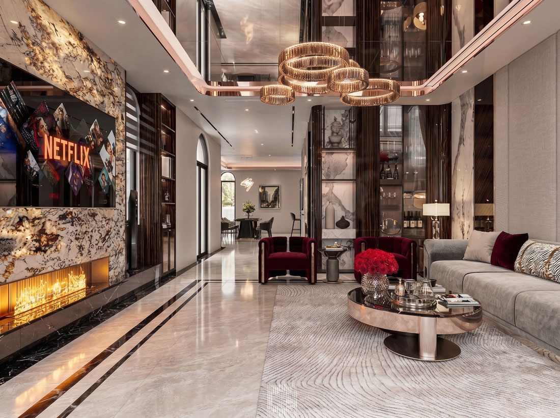 thi công biệt thự song lập Solasta Mansion Dương Nội 5