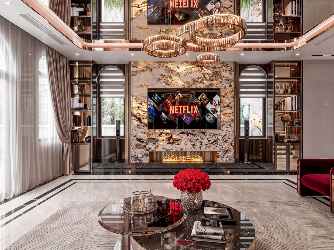 thi công biệt thự song lập Solasta Mansion Dương Nội 6