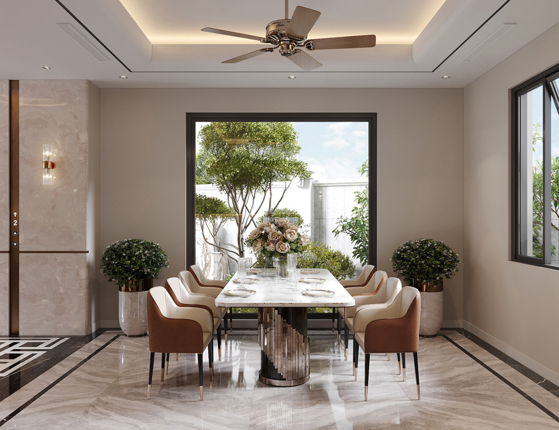 thi công hoàn thiện biệt thự vườn cam orange garden anh Tú 13