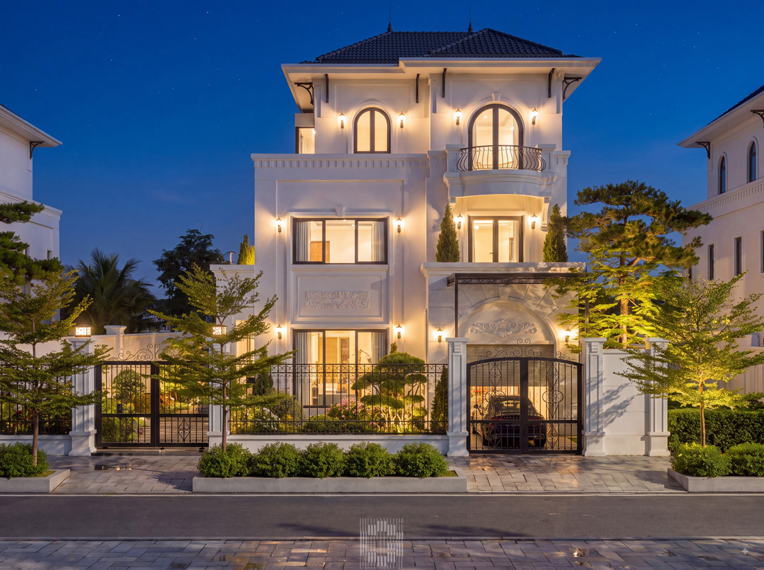 thi công hoàn thiện biệt thự vườn cam orange garden anh Tú 3
