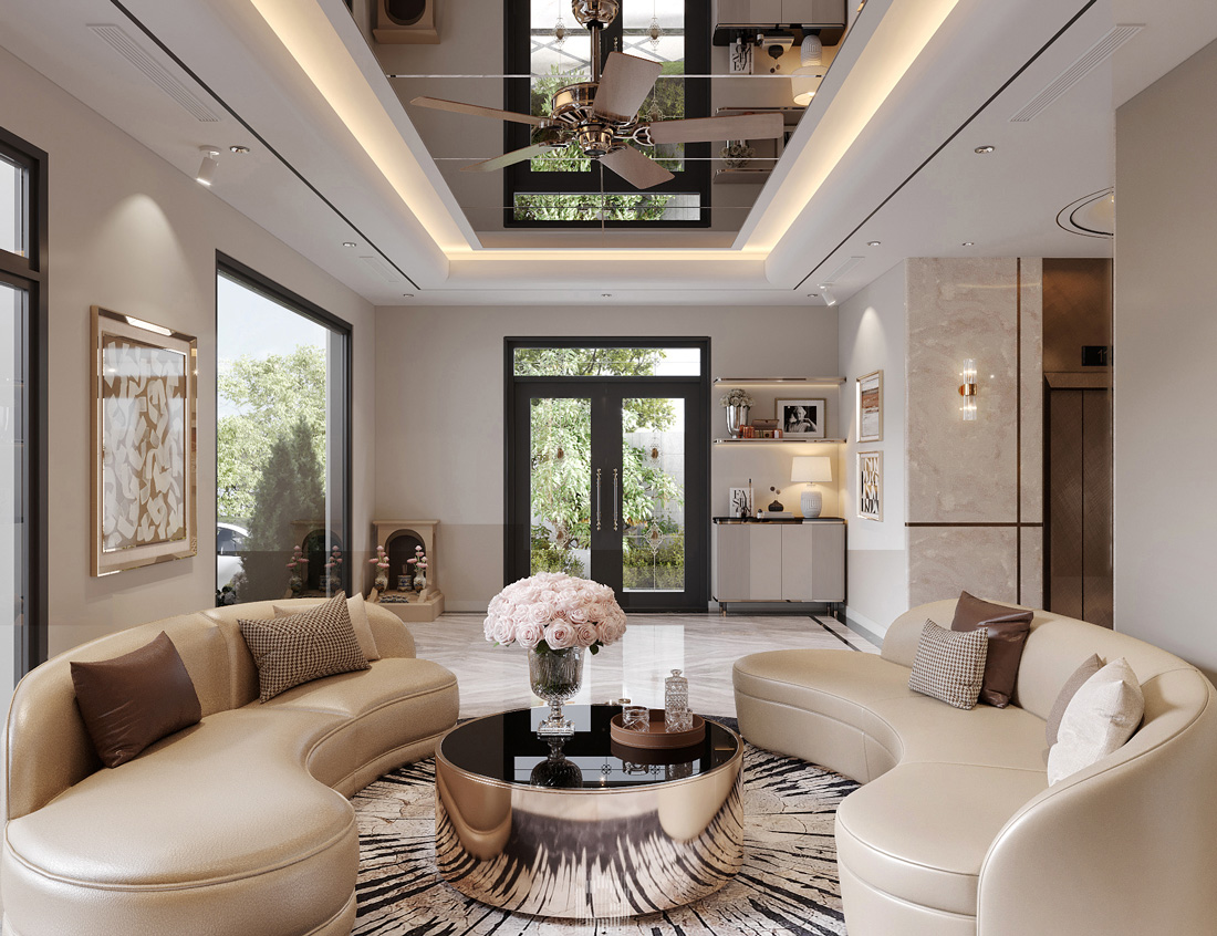 thi công hoàn thiện biệt thự vườn cam orange garden anh Tú 7