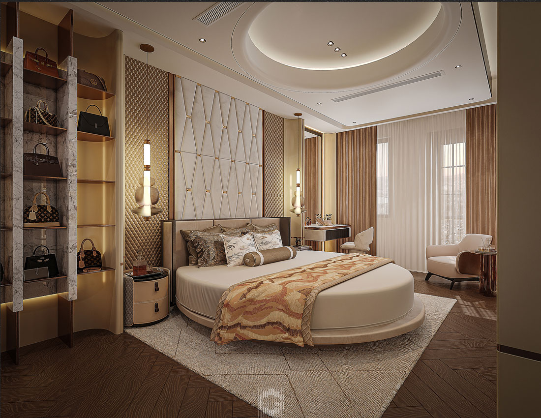 thiết kế hoàn thiện biệt thự Solasta Dương Nội căn song lập 16