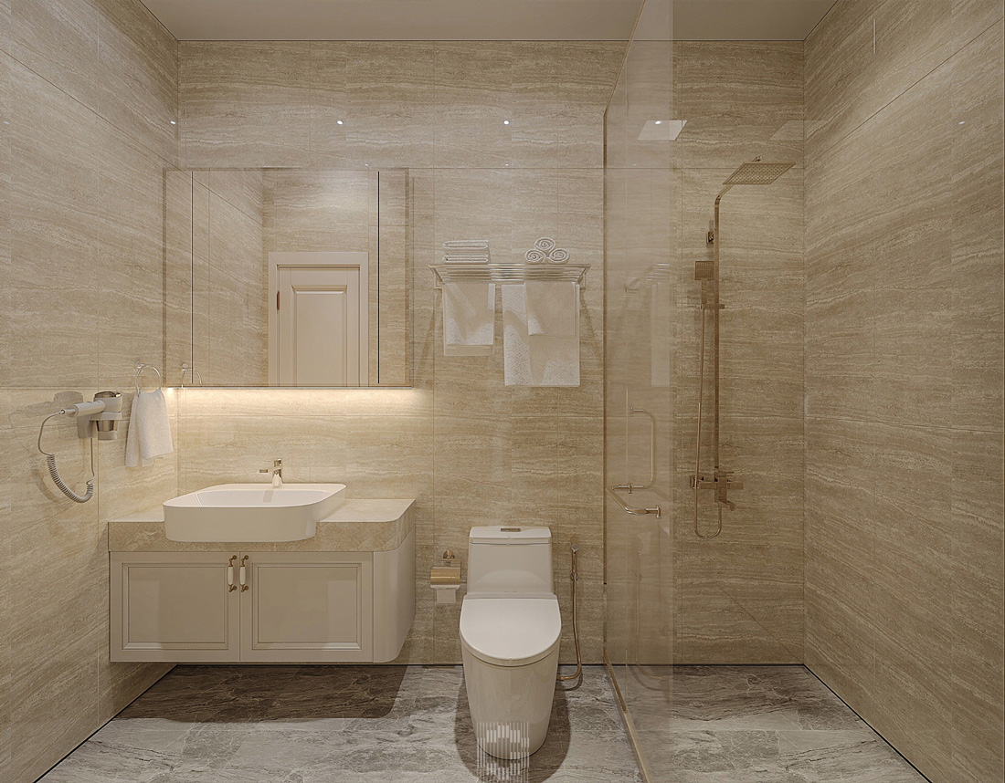 thiết kế nội thất nhà phố 40m2 5 tầng 11