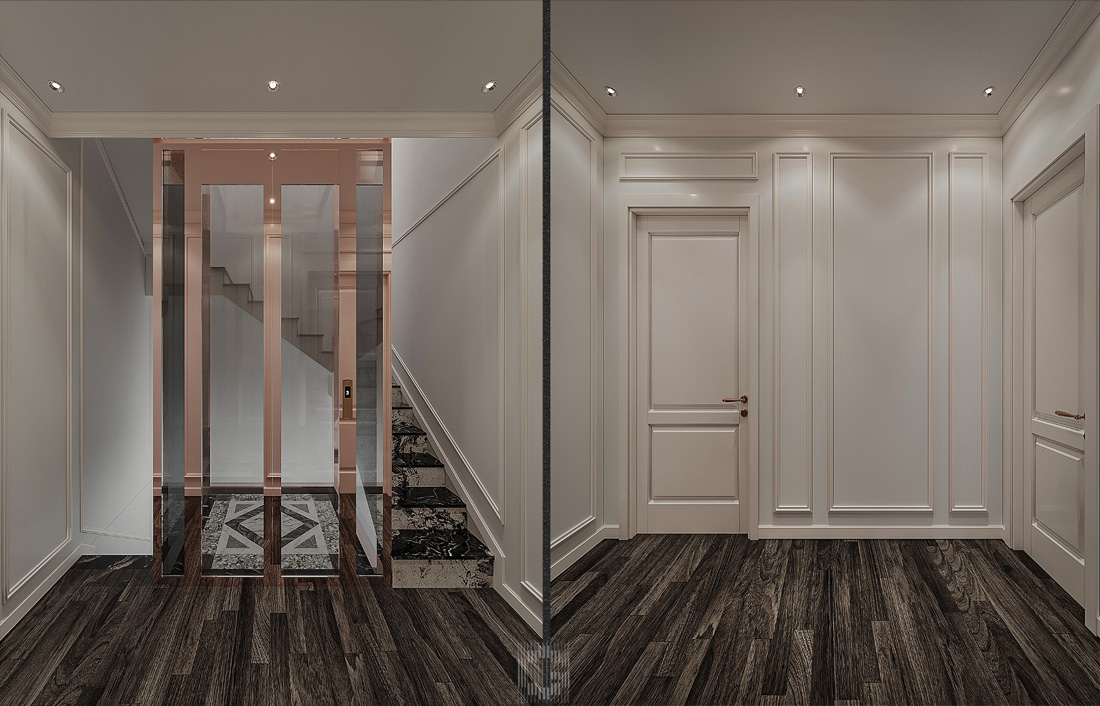 thiết kế nội thất nhà phố 40m2 5 tầng 19