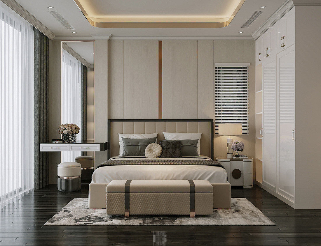 thiết kế nội thất nhà phố 40m2 5 tầng 20