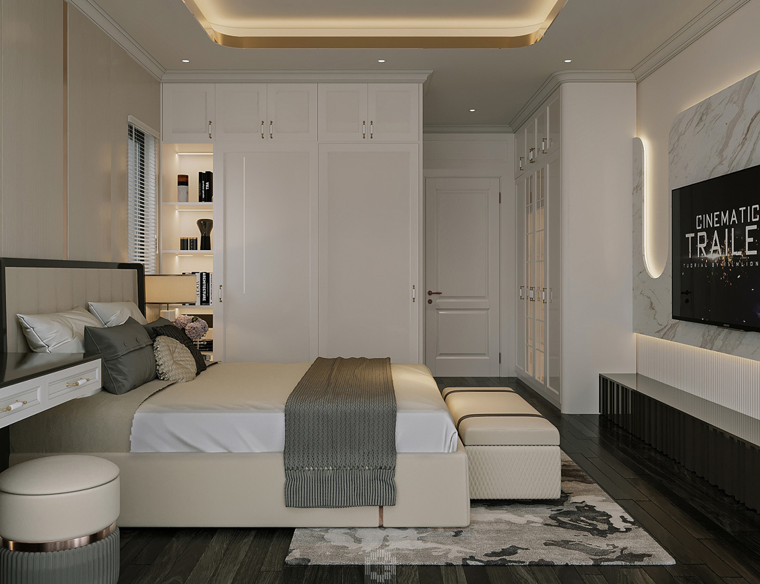 thiết kế nội thất nhà phố 40m2 5 tầng 23