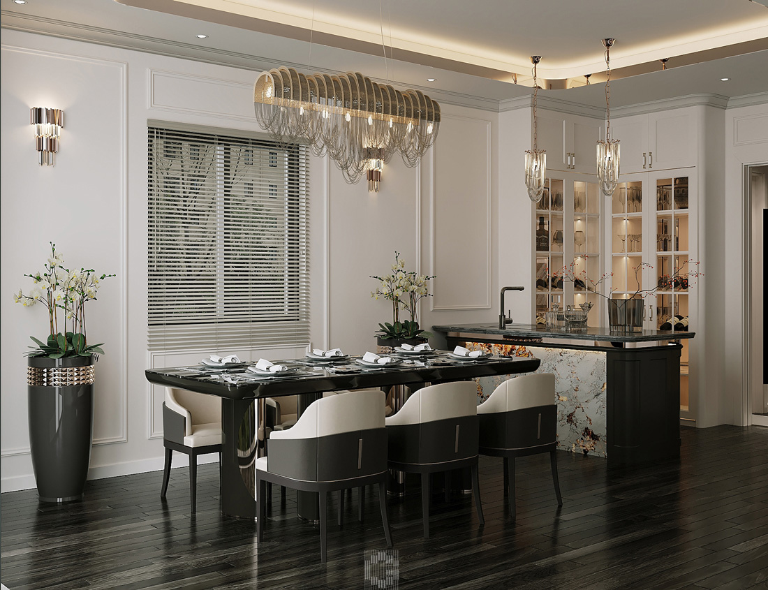 thiết kế nội thất nhà phố 40m2 5 tầng 30