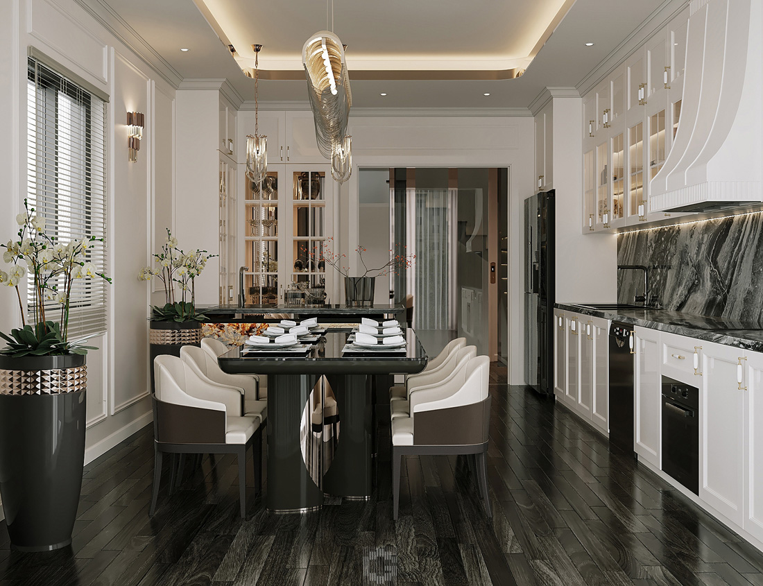 thiết kế nội thất nhà phố 40m2 5 tầng 31