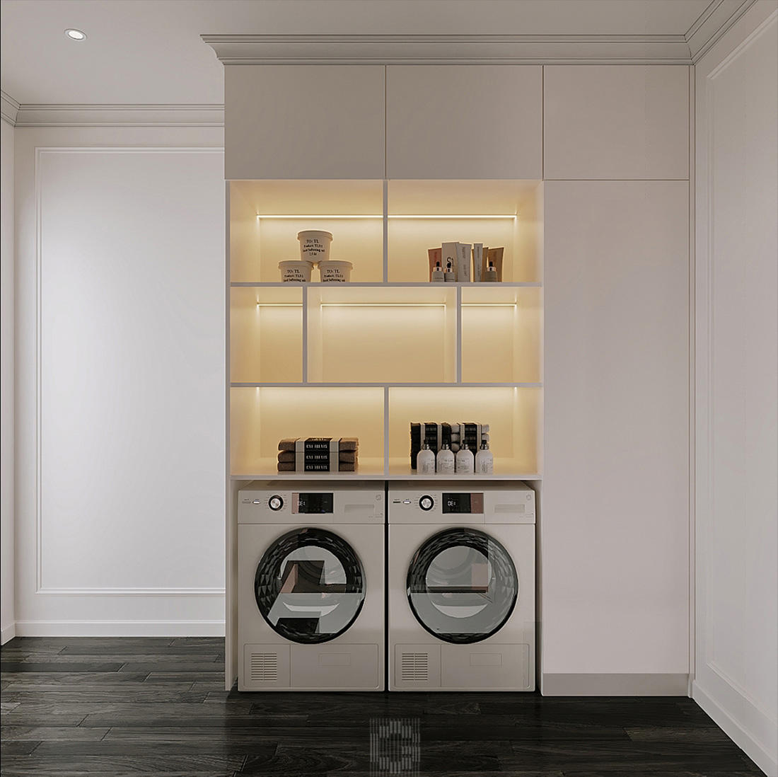 thiết kế nội thất nhà phố 40m2 5 tầng 37