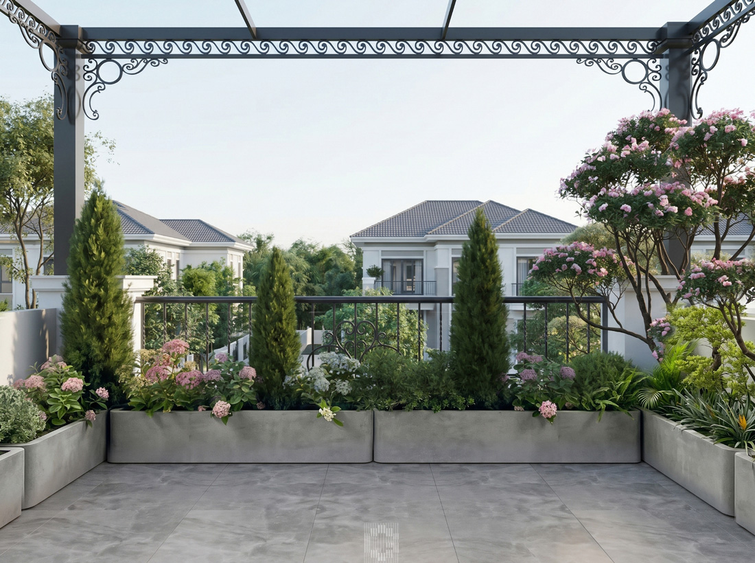 thiết kế nội thất nhà phố 40m2 5 tầng 38