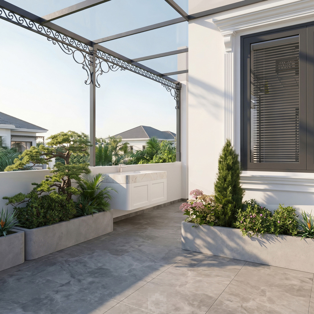 thiết kế nội thất nhà phố 40m2 5 tầng 39