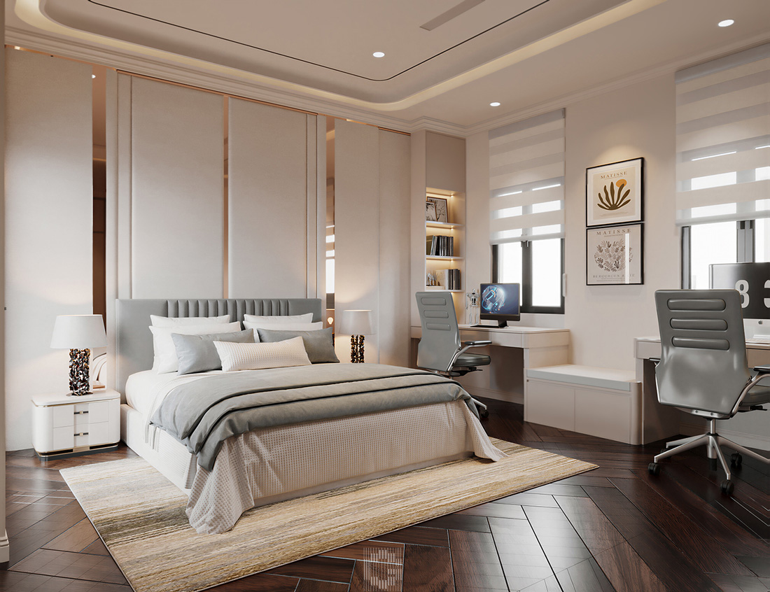 hoàn thiện nội thất biệt thự An Vượng Villa nhà chị Liên 28
