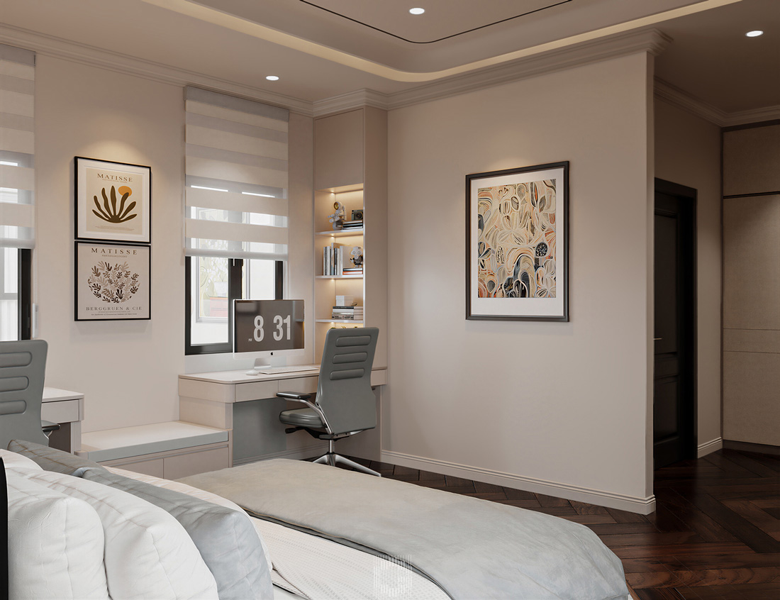 hoàn thiện nội thất biệt thự An Vượng Villa nhà chị Liên 29
