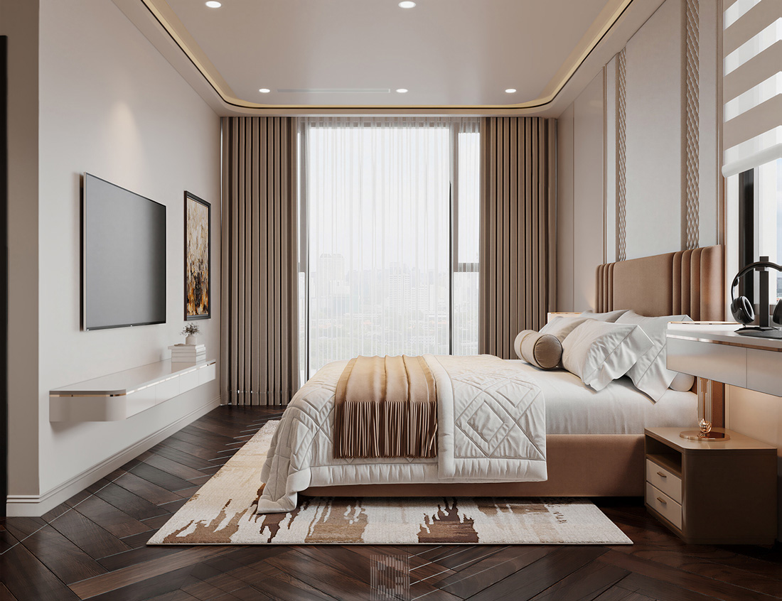 hoàn thiện nội thất biệt thự An Vượng Villa nhà chị Liên 45