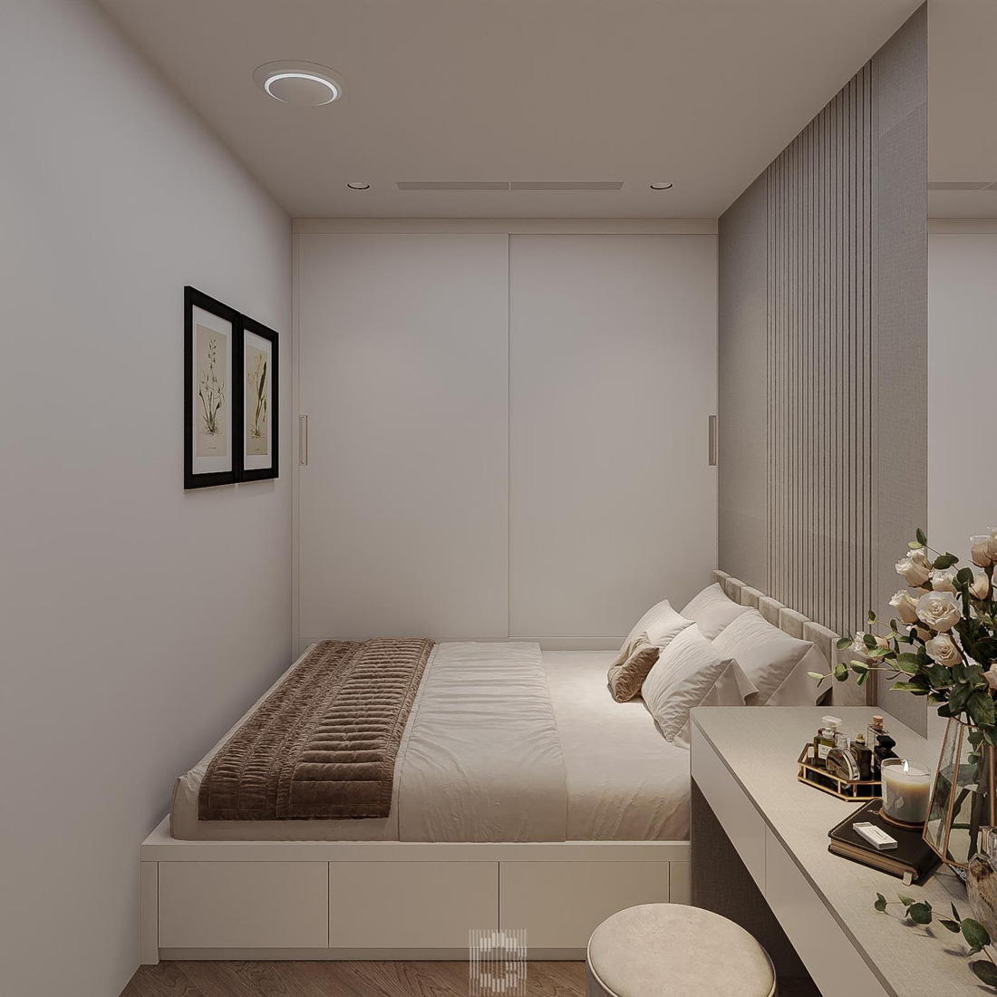 thiết kế thi công căn hộ Royal City 100m2 3 phòng ngủ 20