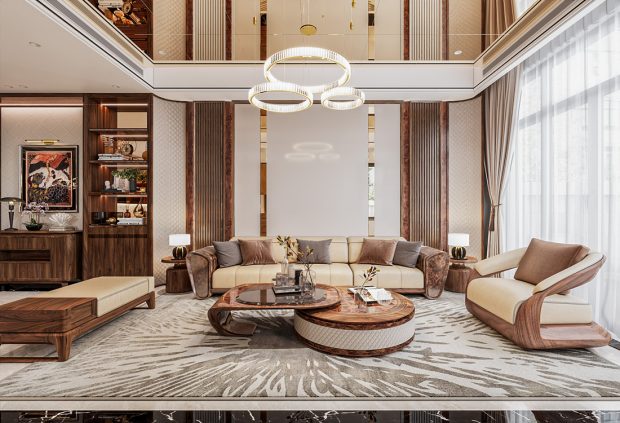 Thiết kế thi công biệt thự Vinhomes Ocean Park 2 – Anh Đức