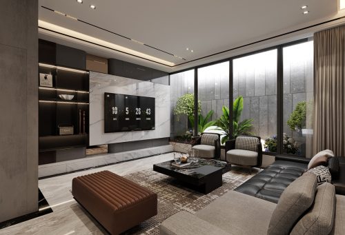 Thiết kế nhà phố 5 tầng hiện đại diện tích 100m2 – A Nguyên